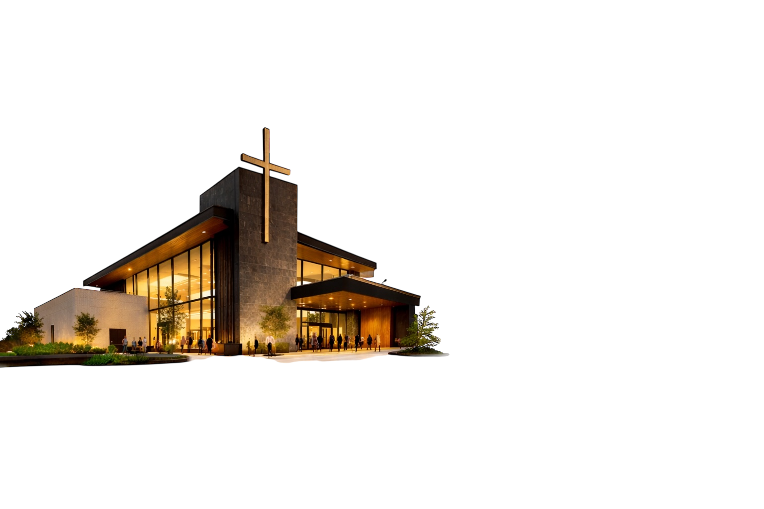 Modern church building